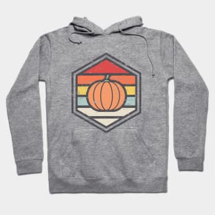 Retro Badge Pumpkin Light Hoodie